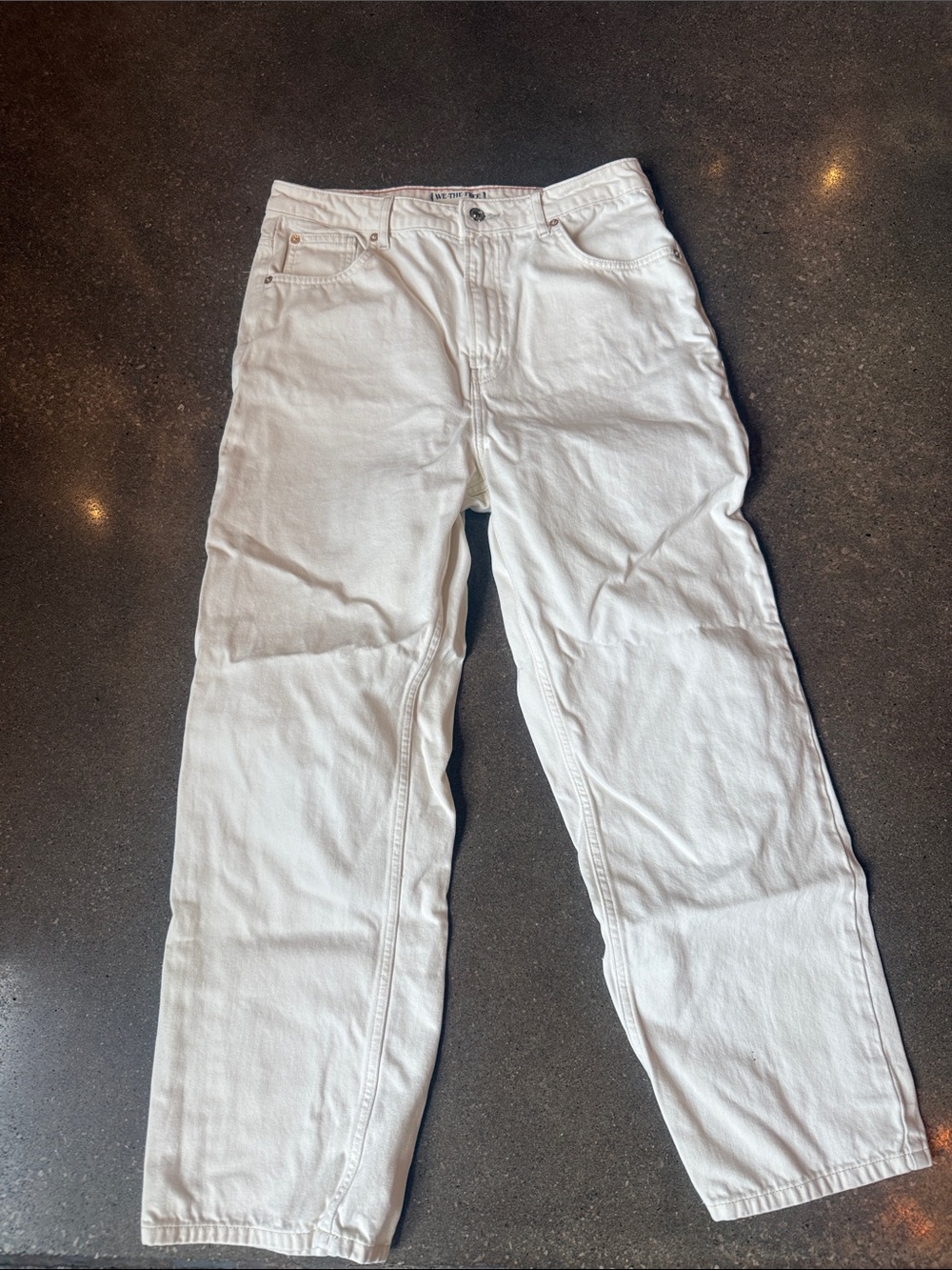 We The Free White High-Rise Jeans